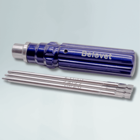 DESARMADOR HEXAGONAL CON PUNTAS INTERCAMBIABLES