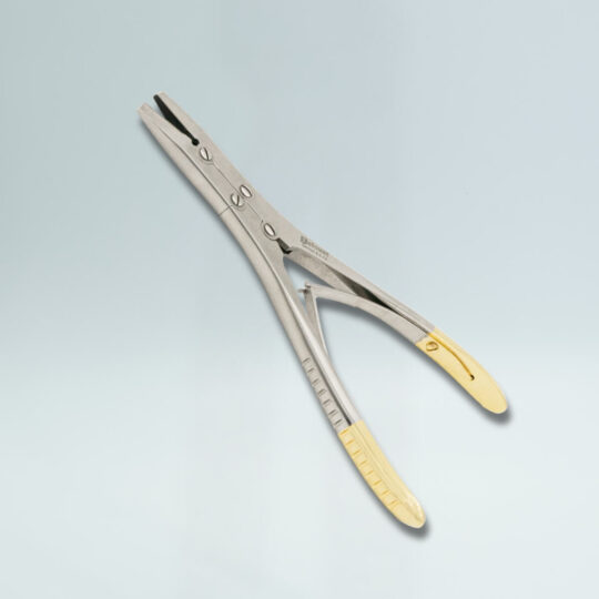 PINZA SUJETADORA PUNTA PLANA 18 CM