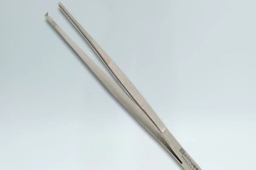 pinza con diente de ratón